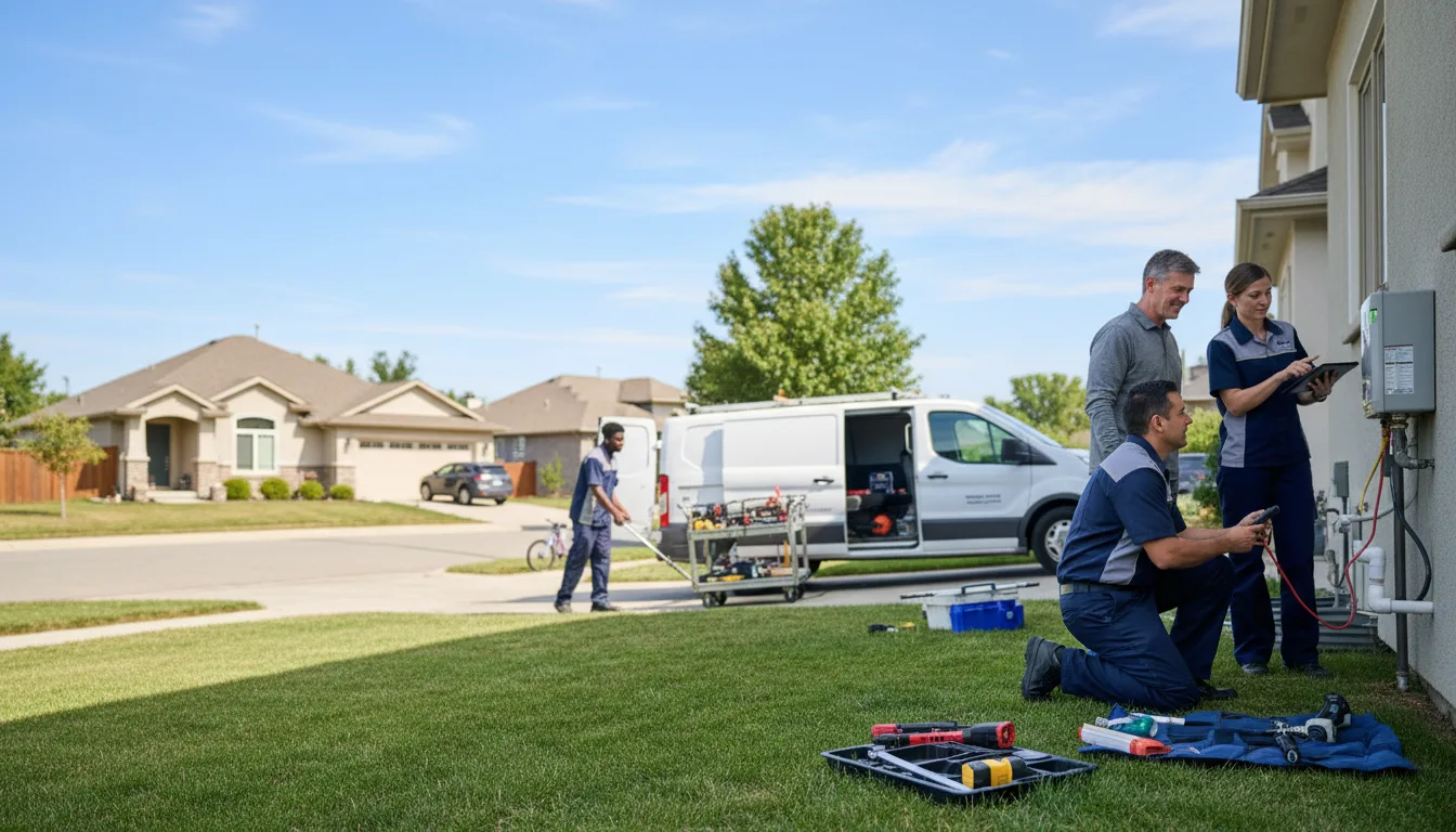 Tankless water heater service in Brownstown, PA